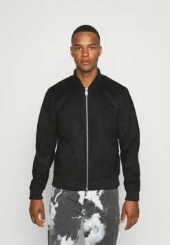 Redefined Rebel RAFAEL JACKET - Faux Leather Jacket - Black