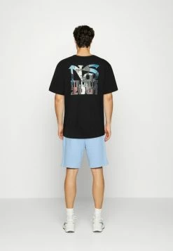 Redefined Rebel RRPRESTON TEE UNISEX - Print T-shirt - Black