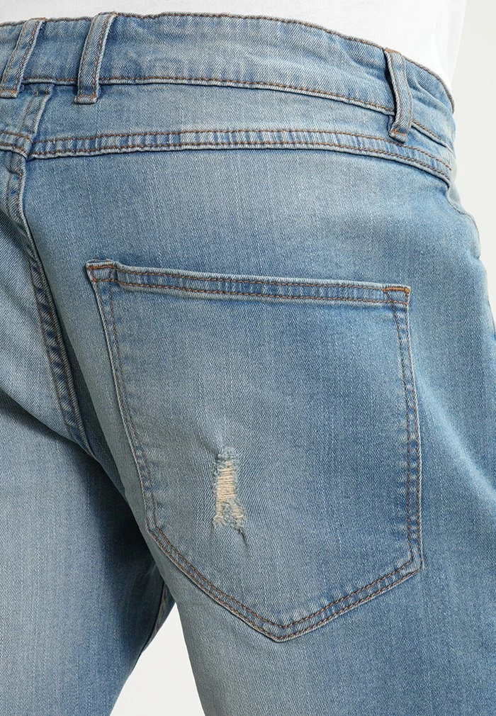 OSLO DESTROY - Denim shorts - skyway blue