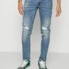 Redefined Rebel STOCKHOLM DESTROY - Slim Fit Jeans - Sapphire