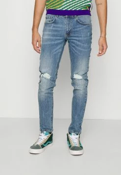 Redefined Rebel STOCKHOLM DESTROY - Slim Fit Jeans - Sapphire
