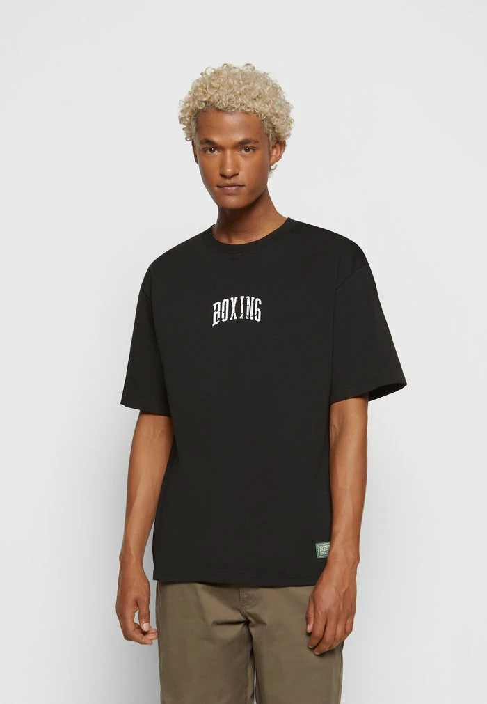 FOSTER TEE UNISEX - Print T-shirt - black