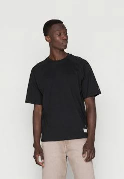 Redefined Rebel THOMAS TEE UNISEX - Basic T-shirt - Black