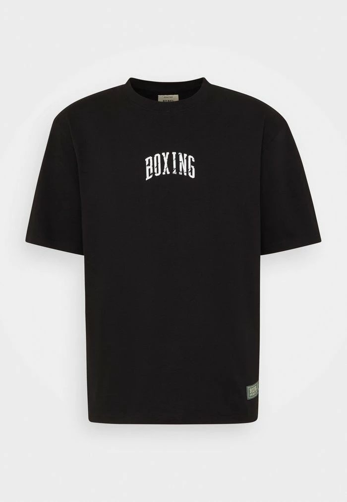 FOSTER TEE UNISEX - Print T-shirt - black