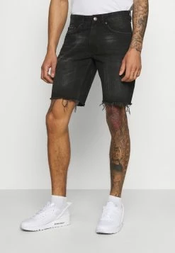 Redefined Rebel OSAKA - Denim Shorts - Marble Black