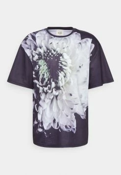 Redefined Rebel RRTYSON TEE UNISEX - Print T-shirt - Black