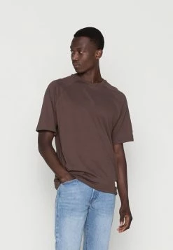 Redefined Rebel THOMAS TEE UNISEX - Basic T-shirt - Chocolate Brown