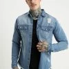 Redefined Rebel JACKSON JACKET - Shirt - Light Blue